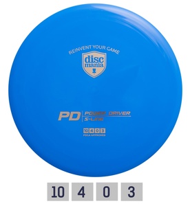 Diskgolfo diskas Distance Driver S-LINE PD blue